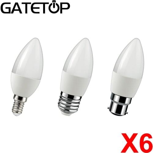 LED Candle Bulb C37 5W B22 220V-240V 6000K For Home Decoration Led Lamp Home Decoration