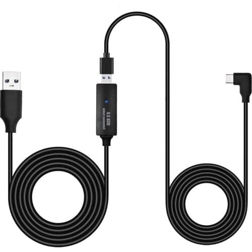 8M/26ft USB-A To C Cable For Oculus Quest/for Link Cable USB3.0 Compatability Right Angle Speed Data Transfer Fast Charge