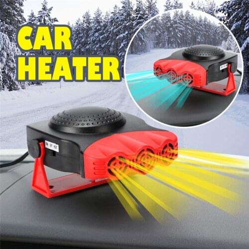 Car Heater Portable Car Heater Heating Defrost Defogger Space Automobile Windscreen Heater Warm electric heater windshield 1205