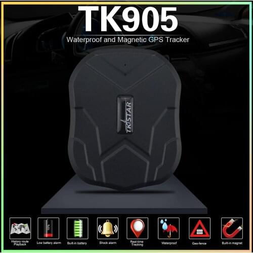 Fast Shipping! Car GPS Tracker TK905 Magnet Vehicle Rastreador GPS 5000mAh Battery Standby 90Days Lifetime Free Tracking/APP