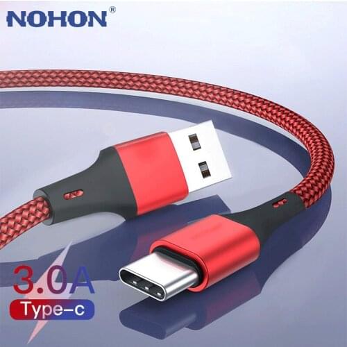 3A 3m USB Type C Cable Micro USB Fast Charging Mobile Phone Android Charger Type-C Data Cord For Huawei P40 Mate 40 Xiaomi Redmi
