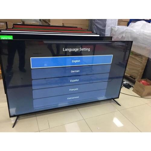 China Factory Cheap Flat Screen wifi android Televisions 55 65 inch 4k led television smart tv