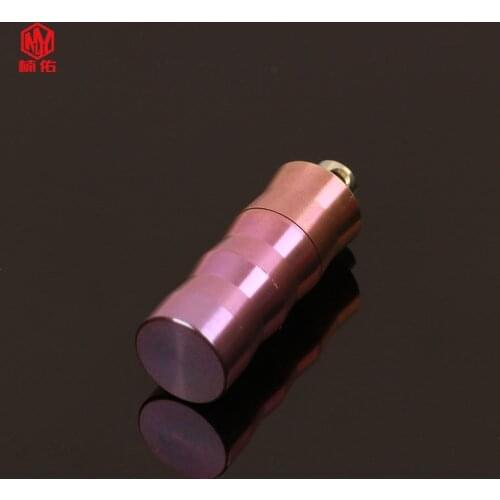 Mini Portable Medicine Box EDC Multifunctional Sealed Warehouse Outdoor Titanium Alloy Pendant Waterproof Warehouse