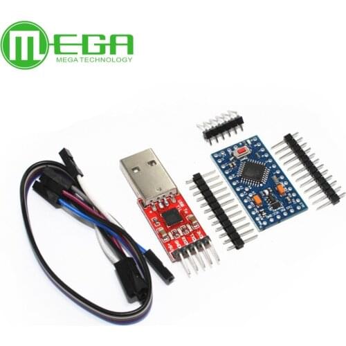 10pcs= 5PCS CP2102 Module +5PCS Pro Mini Module Atmega328 5V 16M Compatible With Nano