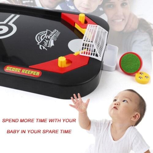 New Mini Air Hockey Toy Puzzle Mini Board Game Soccer Multiplayer 2 Interactive 1 Tabletop Parent-child in Hockey U6M9