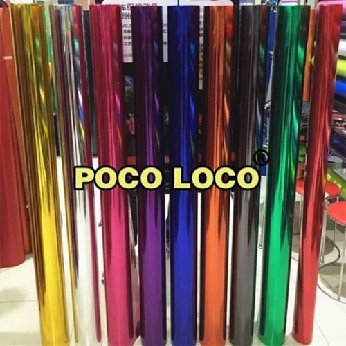 Orange Glossy Car Vinyl Film Mirror Chrome Wrap Vinyl Car Stickers Decoration For Car Motorcycle Decorations