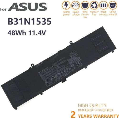 Genuine B31N1535 Laptop Battery For Asus ZenBook UX310 UX310UA UX310UQ RX310U UX410 UX410UA UX410UQ U4000U UX3410UA NEW STOCK