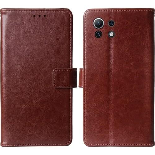 Flip Wallet Case for Xiaomi Mi 11 Lite 11 Pro Phone Cover Card Holder Leather Case for Xiaomi Redmi Note 10 5G Back Cover Funda