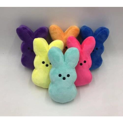 15cm/38cm/60cm Plush Bunny Rabbit Easter Toys Simulation Stuffed Animal Doll for Kids Soft Pillow Gifts Girl Toy