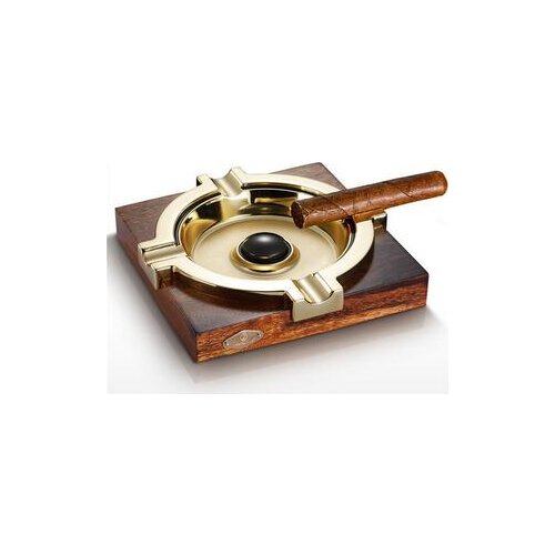 WU CHEN LONG FASHION LIVING ROOM HOME DECOR CREATIVE GOLD PLATING SMOKE SLOT CIGAR ASHTRAY PERSONALITY WEDDING ORNAMENTS A1897