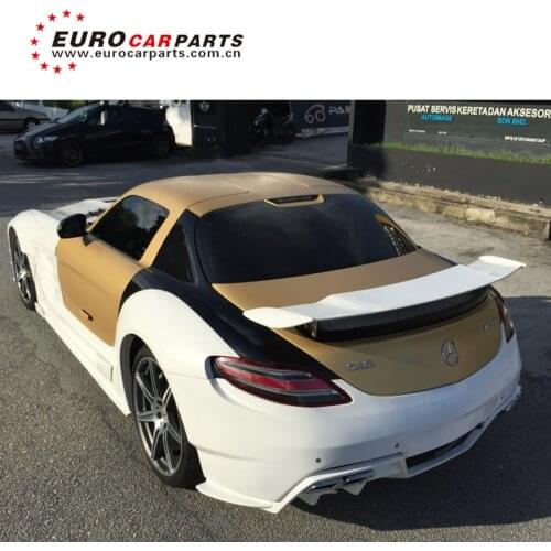 SLS class w197 carbon finber rear wing for w197 carbon spoiler to Prior Design style fit for w197 auto parts bodykits 2017 2016