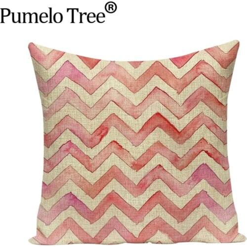 Square colorful lips Home Cushion Decorative soft seat car Covers linen flamingo birds couple pure suit cushion almohada N(330)