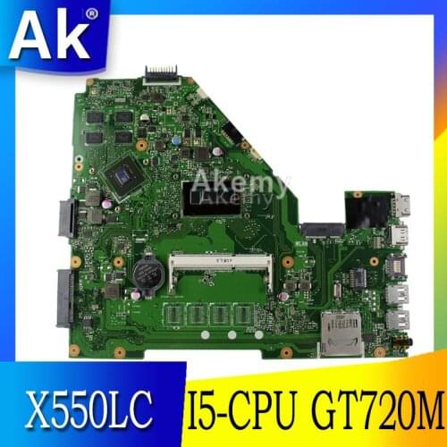 AK X550LC Laptop motherboard for ASUS X550LC X550LD X550LN Test original mainboard NO RAM I5-CPU GT720M