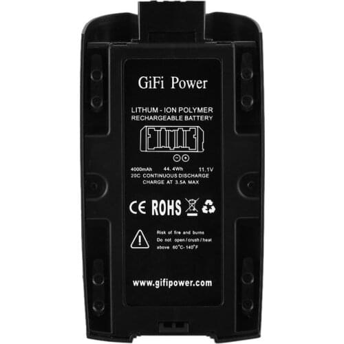 Original Lipo Battery For Parrot Bebop 2 Drone Battery 11.1V 4000mAh Lipo Upgrade Battery For RC Quadcopter Parts