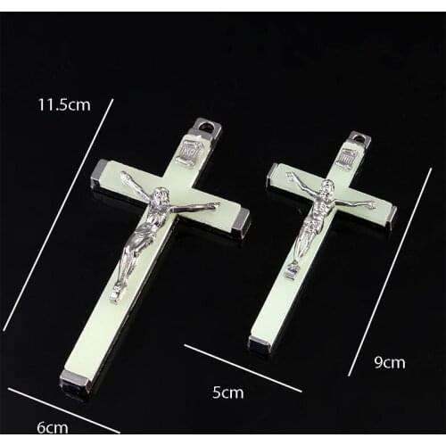 New religion Catholic alloy plastic Christ cross pendant. Large jesus cross and crucifix pendant ornament