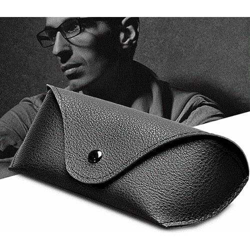 PU Leather Glasses Case Cover Sunglasses Glasses Holder Box Eyeglasses Solid Storage Box Light PU Sunglasses Pouch Bag