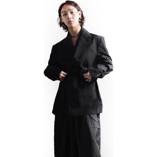 Designers abstinence belt short windbreaker fashion mens Japanese yuppie jacket