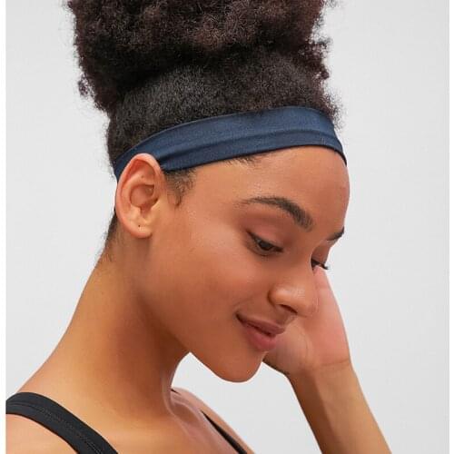 Heyyoga Buttery-soft Workout Solid Yoga Hair Bands Women Four-way Stretchy Plain Fitness Gym Leisure Sport Headbands Sweatband
