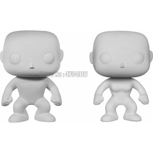 Without Coloring Female Male Pvc No Box Action Figure Collection Dolls 10cm Toy