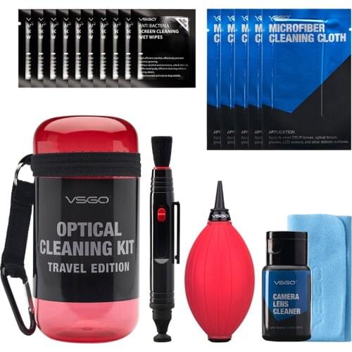 VSGO Professional Dust Cleaner Camera Cleaning Lens Cleaning Pen Brush kit for Canon Nikon Sony Filter DSLR SLR DV