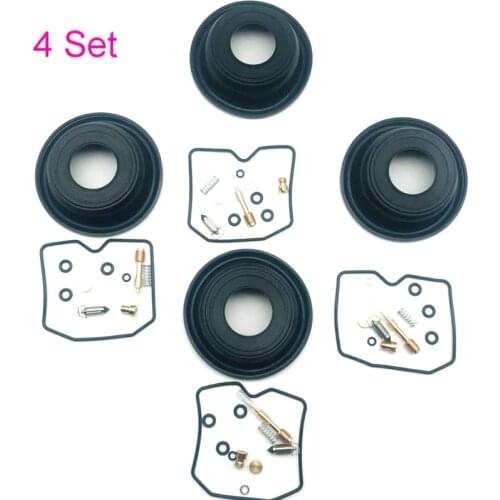 4Set Carburetor Repair Kits For Kawasaki Carb Repair Carburetor Rebuild Kits Plunger Vacuum Diaphragm Carburetor Repair Sets New