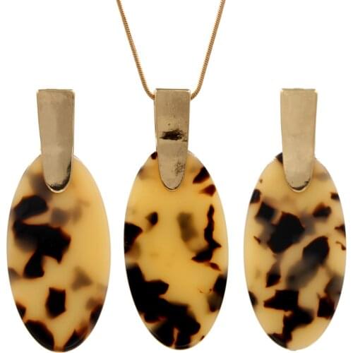 Wholesale 6 Set Lot YJX Long Pendant Necklace With Oval Drop Earrings Jewelry Sets Stunning Bold Yet Delicate Hot