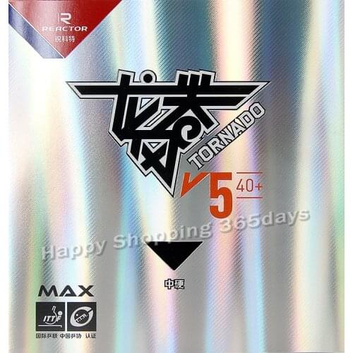 Original Pips-In NEW reactor tornado V5 40+ table tennis rubber with sponge Tenis De Mesa