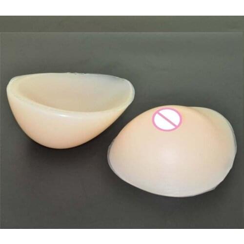600g/pair B Cup Body color Realistic silicone breast prosthesis Artificial Boobs Tits for crossdresser vagina travesti Bra pads