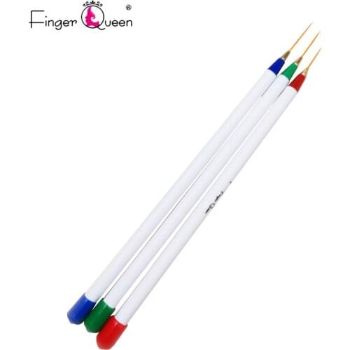 Wire Drawing Pen Nail Brush 3Pcs/Set Used for Painting Art Design Suitable Draw the Perfect Curve Gel Nail Brush Pen