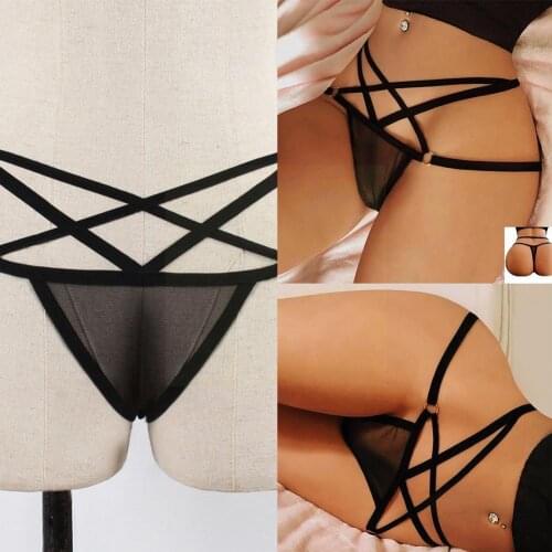 Sexy Panties For women G-strings Thongs Lace-up Briefs lingerie Erotic majtki underwear Seamless bragas underpants damskie V1E8