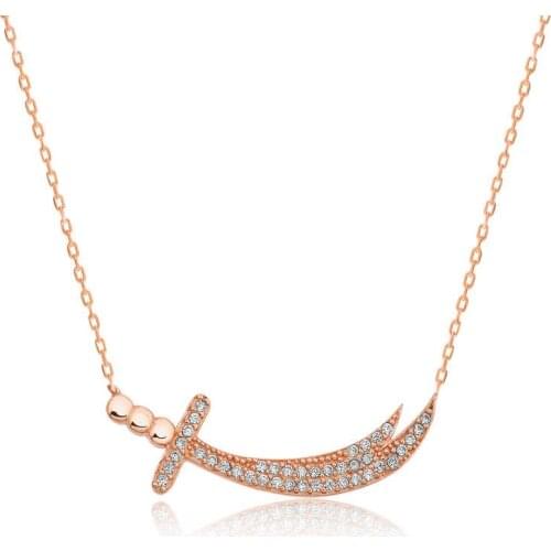 Zulfikar Sword ,Necklace ,Silver, Stylish and High Quality, Fast Shipping, of Hundreds of Kinds Silver Necklaces