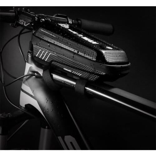 Bicycle Bag Waterproof Front Bike Cycling Bag 6.2 inch Mobile Phone Bicycle Top Tube Handlebar Bags Mountain Cycling Accessories