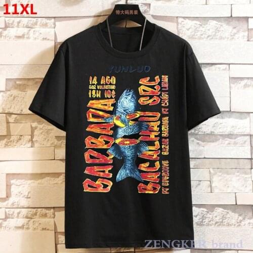 Super extra large size plus size brother youth loose casual bust 160 semi-short sleeve t-shirt men oversized t shirt 10XL 11XL