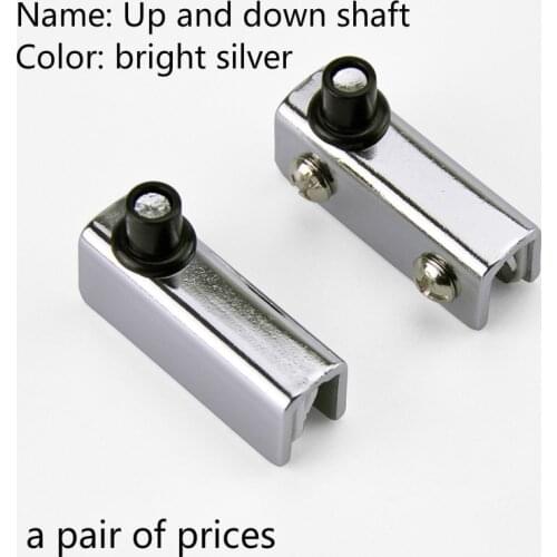 Free Opening Hinge Up and Down Shaft Hinge Glass Hardware Fittings Furniture Cabinet Door Single Double Door Glass Hinge