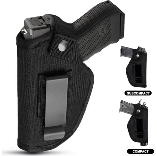 Tactical Gun Holsters Airsoft Right/Left Hand Universal Holsters IWB/OWB 9mm Concealed Carry Holster Fits Glock 23,26,27,42, M&P