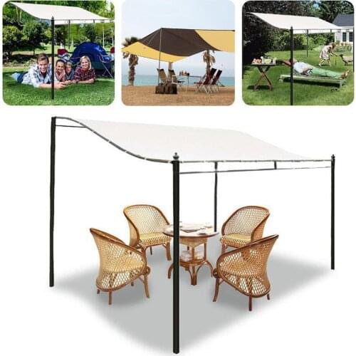 Patio Sunshade Canopy Waterproof Garden Playground Sunshade Sail Shade Tarp Cover Awning for Outdoor