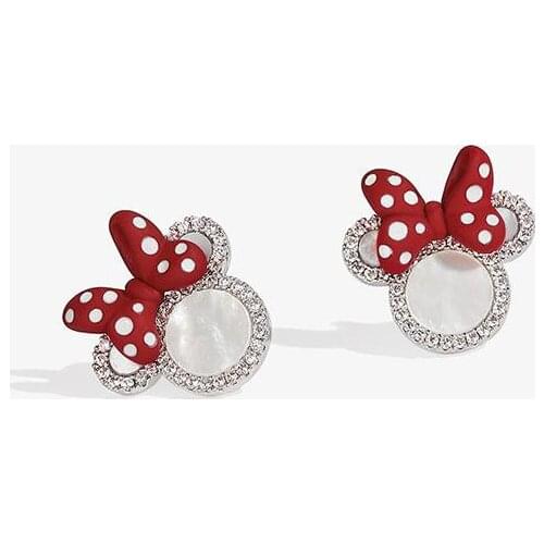 Korean Earrings Fashion Jewelry Bow Girly Sweet Cute Stud Earrings Oorbellen Statement Earrings For Women Brincos Wholesale