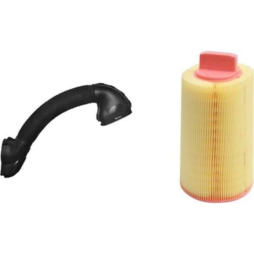 1 Pcs Car Air Intake Hose Pipe & 1 Pcs A2710940204 Engine Air Filter