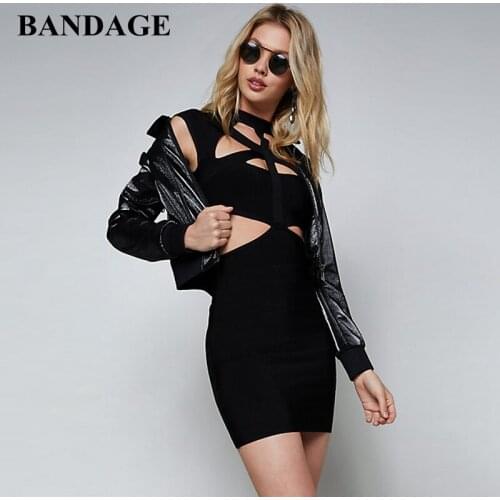 Fashion Sexy Backless Hollow Out Sleeveless Bandage Dress Summer Bodycon Women Dresses Party Club Cocktail Vestidos
