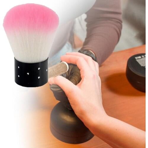 1pc Nail Brush Tools File Nail Art Care Manicure Pedicure Soft Remove Dust Small Angle Cleaner Powder Remover Brush