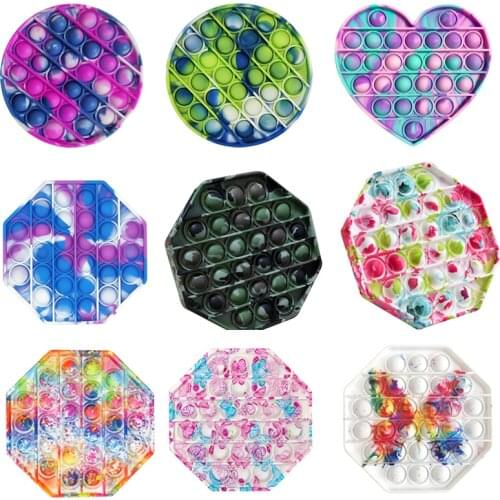 12.5CM Waterproof Silicone Bubble Sensory Toys Anti-Stress Fidget Toys for Kids Children