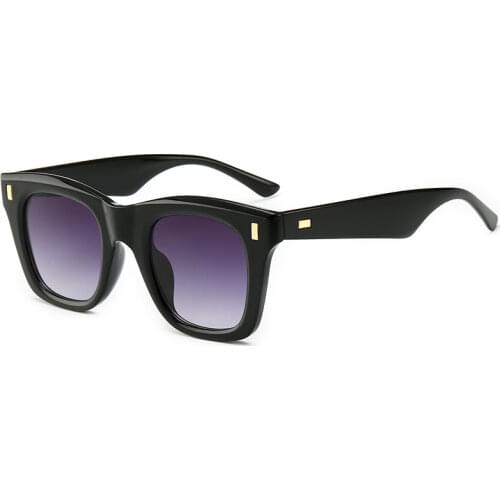 2020 Nieuwe Merk Zonnebril Vierkante Glazen Gepersonaliseerde Kat Ogen Kleurrijke Zonnebril Trend Veelzijdige Zonnebril Uv400