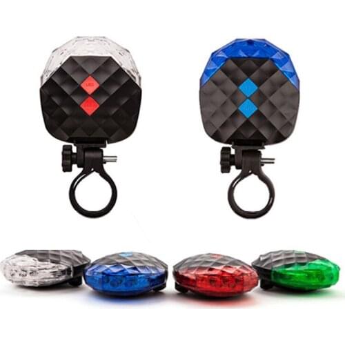 5 LED Bike Rear Laser Flashlight 7 Mode MTB Mountain Bicycle Light Cycling Lantern Taillight Safety Warning Lamp Accessories