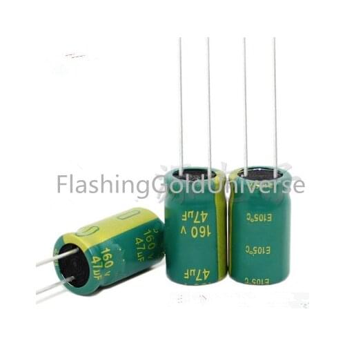 Free shipping 500pcs 160V 47uF 47uF 160V 10*16mm Electrolytic capacitors best quality New original