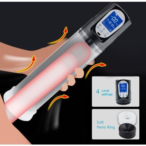 Automatic Penis pump Penis masturbator for men penis enlarger Pump Male Erection Training Extender Pump Toys For Adults