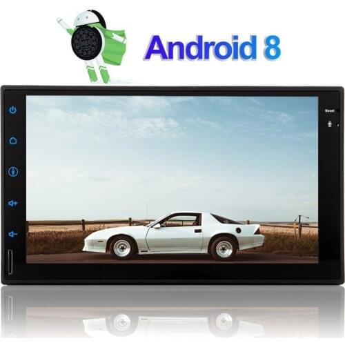 Radio Bluetooth OBD2 DVR 4G WIFI Video Out Android 8.1 Oreo Car Stereo Double Din Head Unit 7 inch GPS Navigation 8-Core Video P