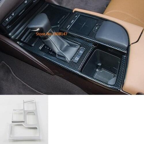 Car Inner Shift Stall Paddles Cup Switch Button Frame Trim Armrest For Lexus ES ES200 ES250 ES300 ES350 2018 2019 2020 2021
