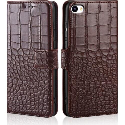 Phone Case for Meizu U10 Case Crocodile texture leather flip Case for Meizu U10 Case Cover