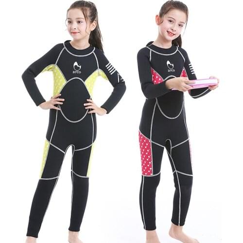 ChildrenS Wetsuit 2.5mm Neoprene Surfing Swimsuit Full Wetsuit Boy And Girl Wetsuit Jellyfish Diving Swimsuit
