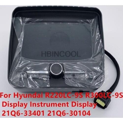FOR Hyundai R220LC-9S R300LC-9S Display Instrument Display21Q6-33401 21Q6-30104 High Quality Excavator Accessories Free Shipping